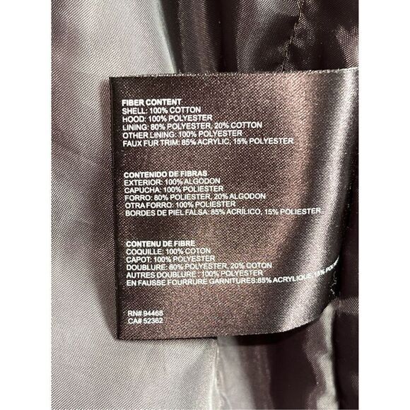 Buffalo 5 Women’s Heavyweight Poly/Cotton Zip-Up Snap Front Jacket Size Medium - Picture 15 of 15